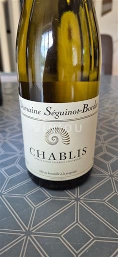 Burgundija Chablis Domaine Séguinotbordet 2023