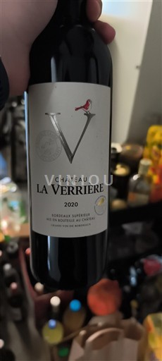Bordeaux Bordeaux Supérieur Château La Verrière 2020