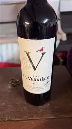 Bordeaux Bordeaux Supérieur Château La Verrière 2015