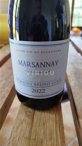 Burgundi Marsannay Domaine Bruno Clair 2022