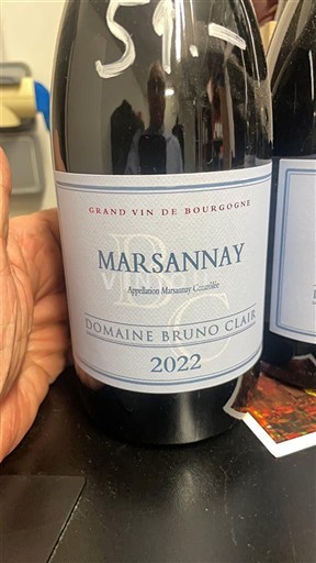 Bourgondië Marsannay Domaine Bruno Clair 2022