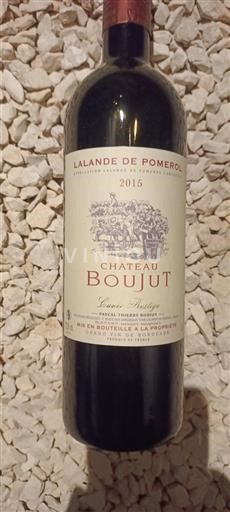 Bordeaux Lalande-de-Pomerol Château Boujut Prestige 2015