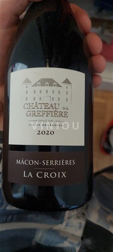 Bourgogne Mâcon và Mâcon-villages Château La Greffière La Croix 2020