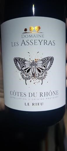 Valle del Rodano Côtes-du-Rhône Les Asseyras Le Rieu 2021