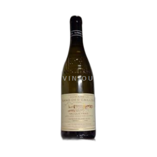 Vin Blanc sec Un Sang Blanc Domaine Le Sang des Cailloux 2023 France Vallée du Rhône Vacqueyras AOC