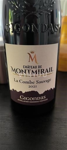 Thung lũng Rhône Gigondas Château Montmirail La Combe Sauvage 2021