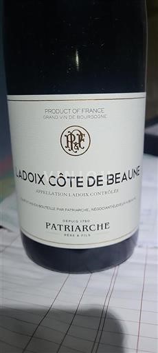 Burgund Ladoix Premier Cru Patriarche Père Et Fils 2019