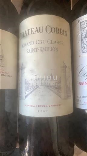 Bordeaux Saint-Émilion Grand Cru Château Corbin 2007