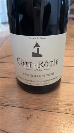 Valle del Ródano Côte-rôtie Domaine Rostaing Ampodium 2022