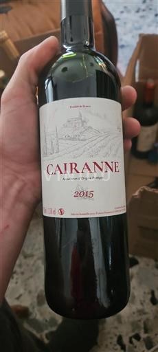 Rhônetal Cairanne Futura Finances 2015
