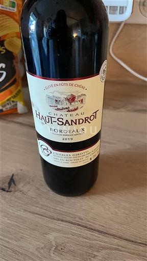Bordeaux Château Hautsandrot 2019