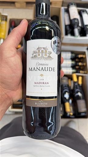 Sydvestfrankrig Madiran Domaine Manaude 2014