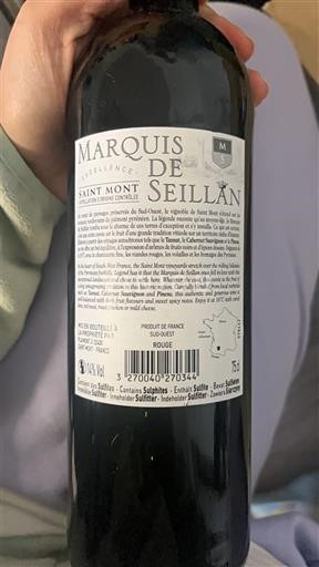 Tây Nam Saint-Mont Marquis De Seillan Excellence 2020