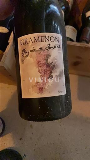 Vin Rouge sec Poignée de Raisins Domaine Gramenon 2007 France Vallée du Rhône AOC