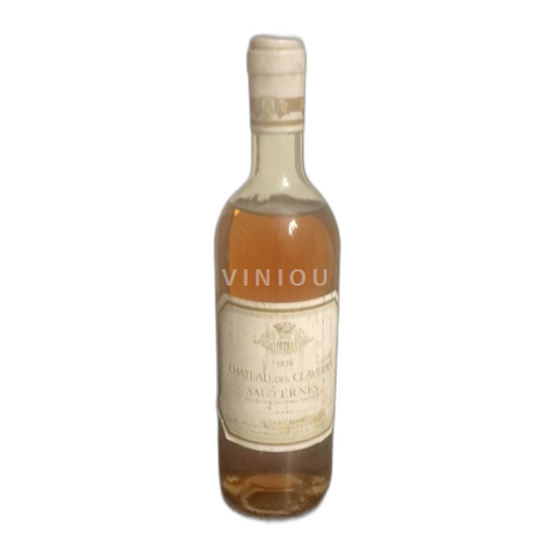 Bordeaux Sauternes Château Des Claveries 1976