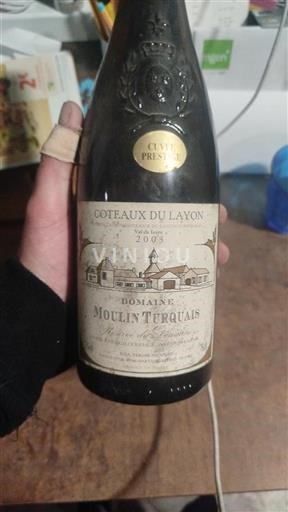 Údolí Loiry Coteaux-du-Layon Domaine Moulin Turquais Prestige 2003