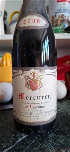Bourgondië Mercurey Roland Sounit Les Varennes 2000