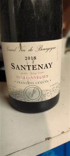 Burgundsko Santenay François Lequin Vieilles Vignes 2018