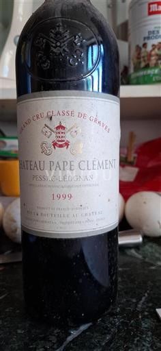 Bordeaux Pessac-Léognan Grand Cru Pape Clement 1999