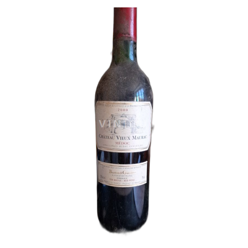 Vin Rouge sec Château Vieux Maurac 2000 France Bordeaux Médoc AOC