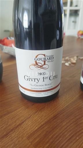 Burgundija Ni doloceno Premier Cru Domaine Goubard Michel La Grande Berge 2023