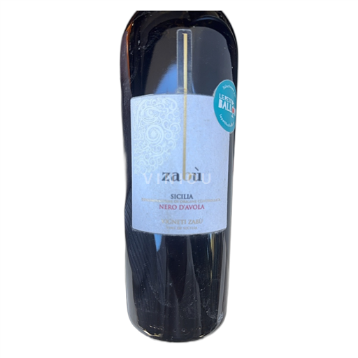Vin Rouge sec Vigneti Zabù 2019 Italie Sicile IGT