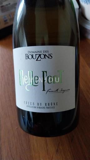 Rona dolina Côtes-du-Rhône Domaine Des Bouzons Belle Font Neleten.