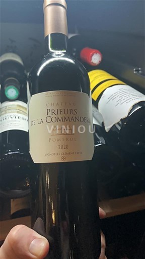 Bordeaux Pomerol Prieurs De La Commanderie 2020