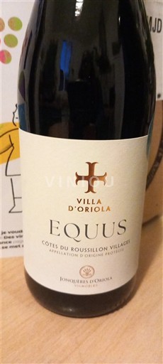 Roussillon Côtes du Roussillon Villages Jonquères Oriola Equus 2022