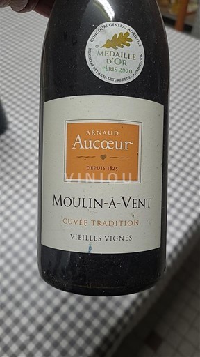 Beaujolais Moulin-à-vent Arnaud Aucoeur Tradition Vieilles Vignes 2019