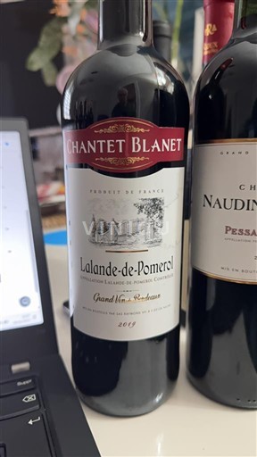 Burdeos Lalande-de-Pomerol Château Chantet Blanet 2019
