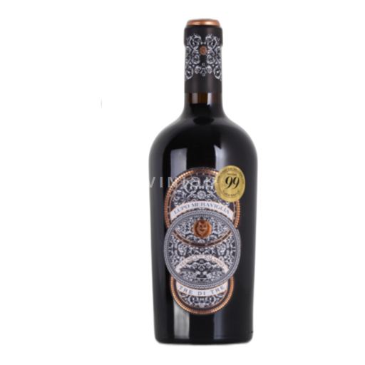 Vin Rouge sec Tre di tre Lupo Meraviglia 2022 Italie Pouilles IGT