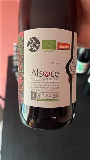 Alsazia Domaine Mullerkoeberle 2022