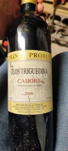 Sudoeste Cahors Clos Triguedina Prince Probus 2000
