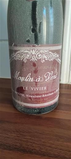 Beaujolais Moulin-à-vent Grand Cru Domaine Pascal Brugne Le Vivier 1993