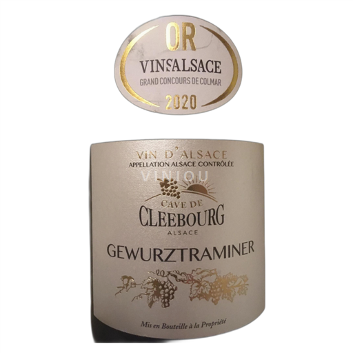 Alsazia Gewürztraminer Cave De Cleebourg 2019