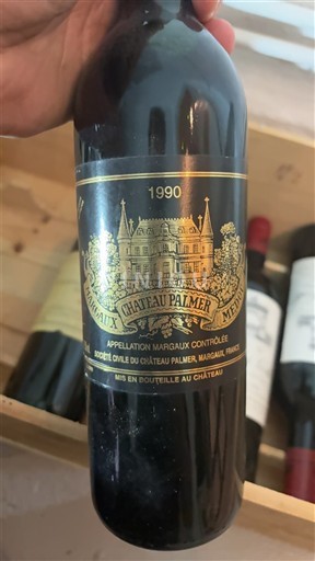 Vin Rouge sec Château Palmer 1990 France Bordeaux Margaux AOC Grand Cru