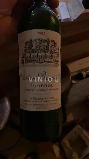 Bordeaux Pomerol Château Beauregard 1985
