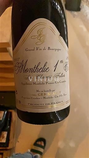 Burgundija Ni doloceno Premier Cru Gérbeault Les Champs Fuillots 2007