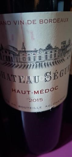 Bordeaux Haut-Médoc Château Ségur 2015