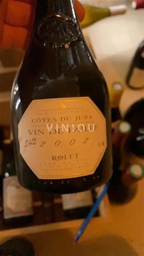 Jura Côtes du Jura Domaine Rolet Vin de Paille 2002