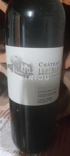 Bordéus Graves Château Ludeman 2009