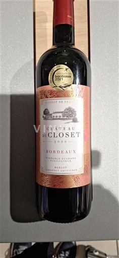 Bordeaux Château du Closet 2020
