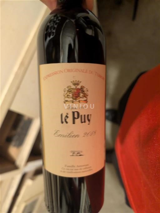 Bordeaux Côtes-de-Bordeaux Le Puy Émilien 2018
