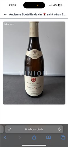 Borgogna Saint-Véran Roux Père & Fils 2007
