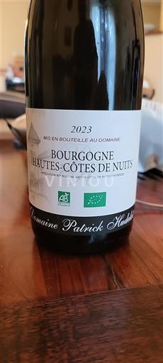 Bourgogne Grand Cru Domaine Patrick Hudelot 2023