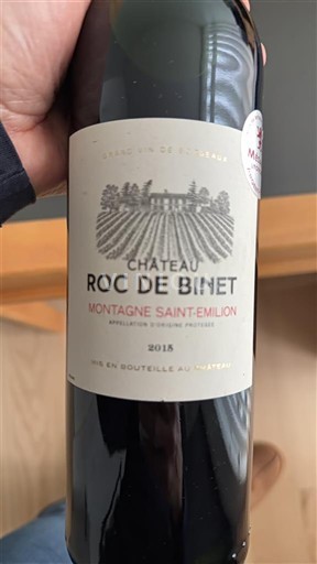 Bordeaux Montagne-saint-émilion Château Roc de Binet 2015