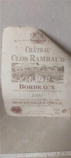 Bordeaux Château Clos Rambaud 2005