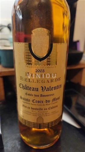 Burdeos Sainte-Croix-Du-Mont Château Valentin des Amoureux 2003