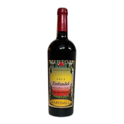 Kalifornialaiset AVA:t Russian River Valleyn viinialue Martinelli Giuseppe & Luisa - Zinfandel 2012
